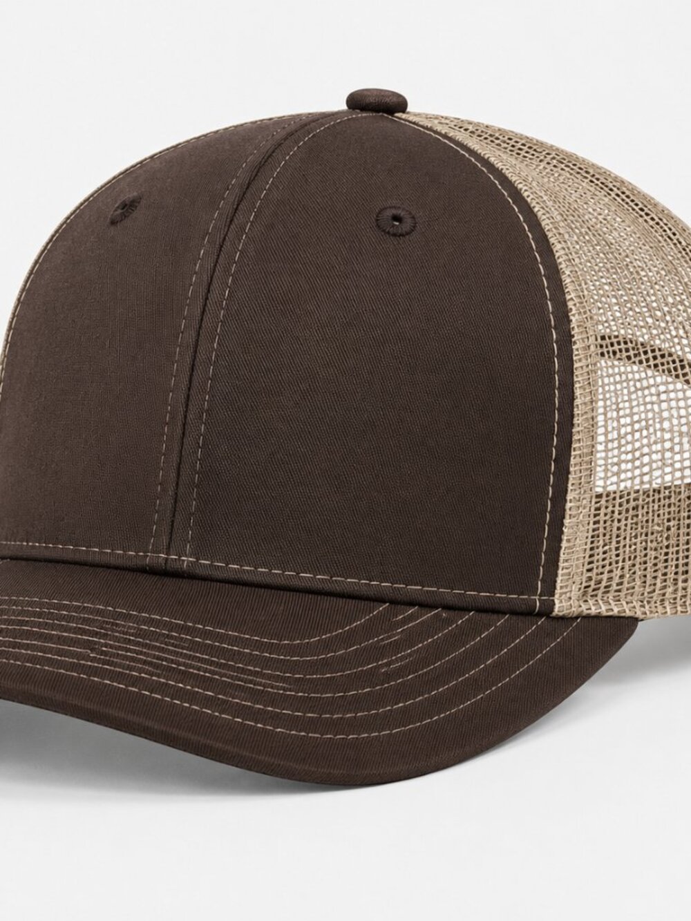 NEW Brown Tan Richardson Trucker Mesh Back Blank Hat